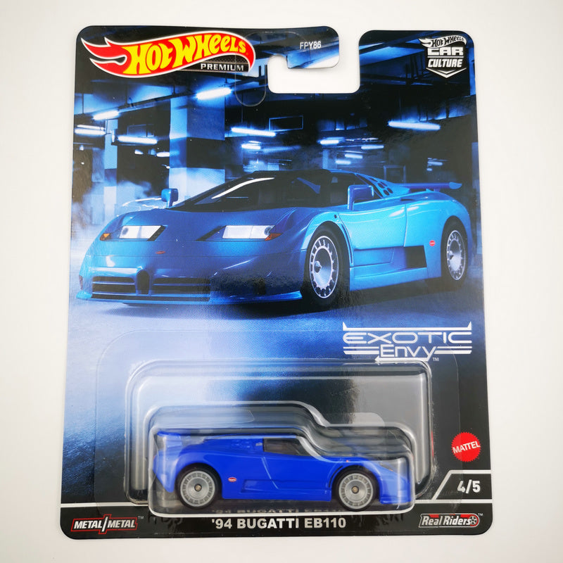 Hot Wheels Premium 94 BUGATTI EB110 1/64 Collection Die-cast Model Cars FPY86-9C7M