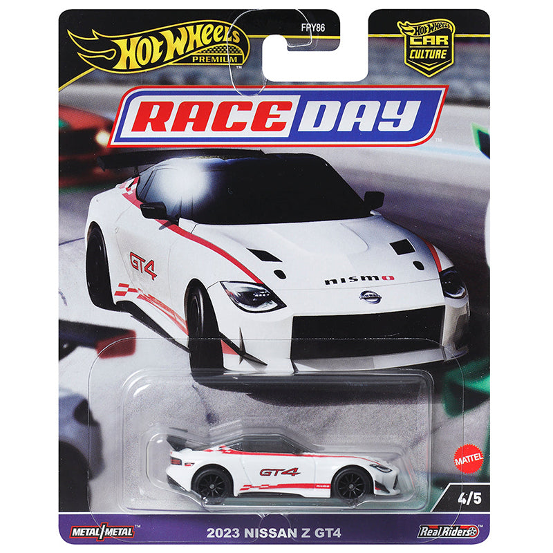 Hot Wheels 2023 Nissan Z GT4 Collector Edition 1/64 Real Riders Metal Diecast Model Car FPY86-9C1D