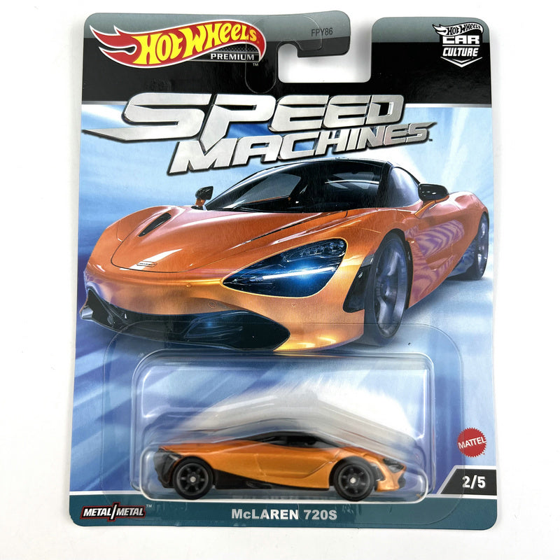 Hot Wheels McLAREN 720S Collector Edition 1/64 Real Riders Metal Diecast Model Car FPY86-9C9A