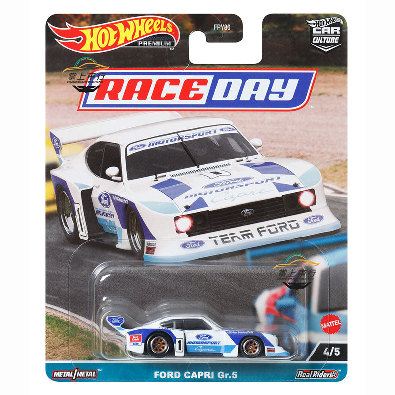 Hot Wheels FORD CAPRI Gr.5 Collector Edition 1/64 Real Riders Metal Diecast Model Car FPY86-9C9D