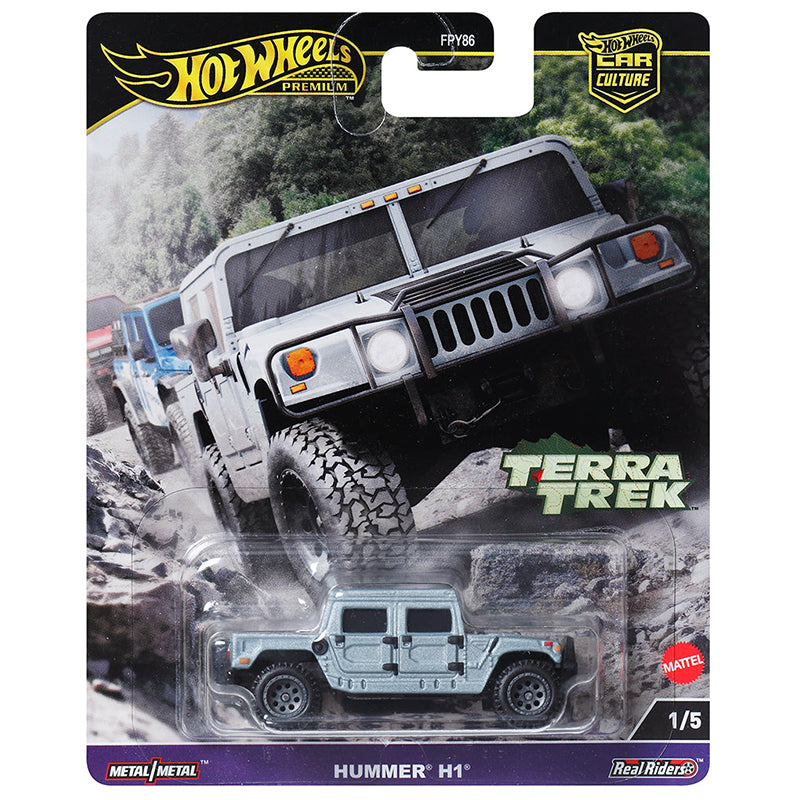 Hot Wheels Hummer H1 Collector Edition 1/64 Real Riders Metal Diecast Model Car FPY86-9C1C