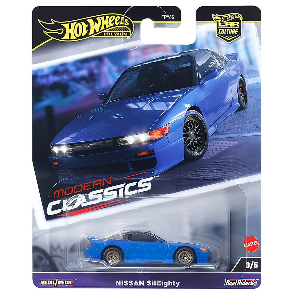 Hot Wheels Nissan SilEighty Evolution Collector Edition 1/64 Real Riders Metal Diecast Model Car FPY86-9C1C