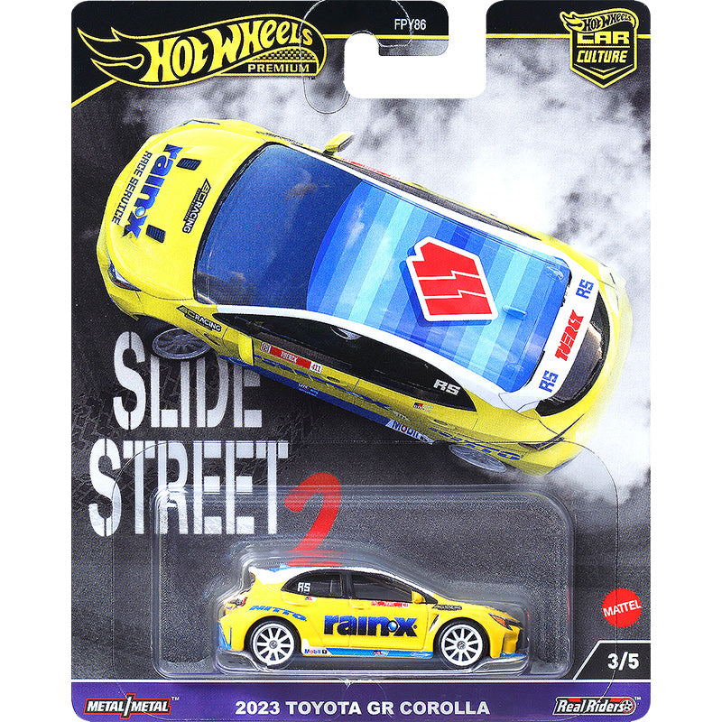Hot Wheels 2023 Toyota GR Corolla Evolution Collector Edition 1/64 Real Riders Metal Diecast Model Car FPY86-9C9H
