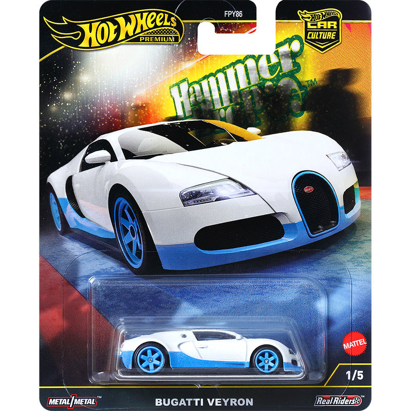 Hot Wheels Bugatti Veyron Evolution Collector Edition 1/64 Real Riders Metal Diecast Model Car FPY86-9C1F
