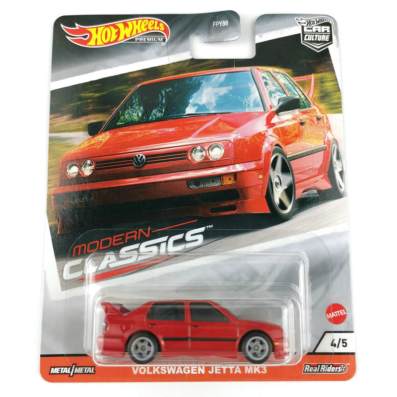 Hot Wheels VOLKSWAGEN JETTA MK3 Evolution Collector Edition 1/64 Real Riders Metal Diecast Model Car FPY86-9C6S
