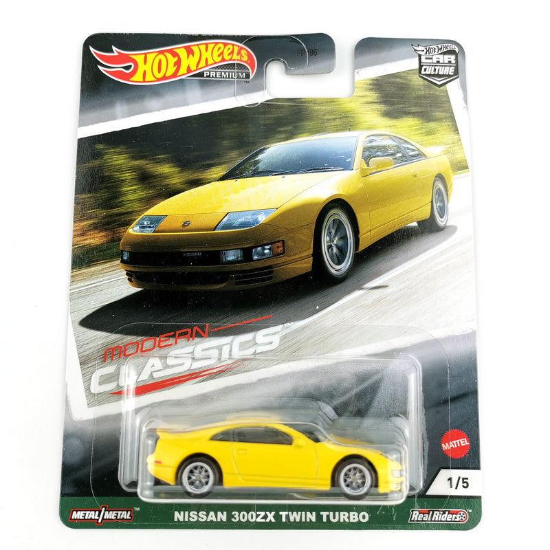 Hot Wheels NISSAN 300ZX TWIN TURBO Evolution Edición Coleccionista 1/64 Real Riders Modelo de coche de metal fundido a presión FPY86-9C7G