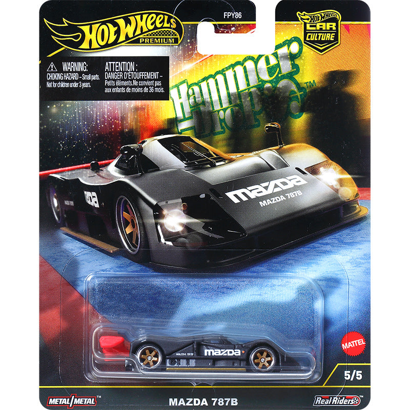 Hot Wheels Mazda 787B Evolution Collector Edition 1/64 Real Riders Metal Diecast Model Car FPY86-9C1F