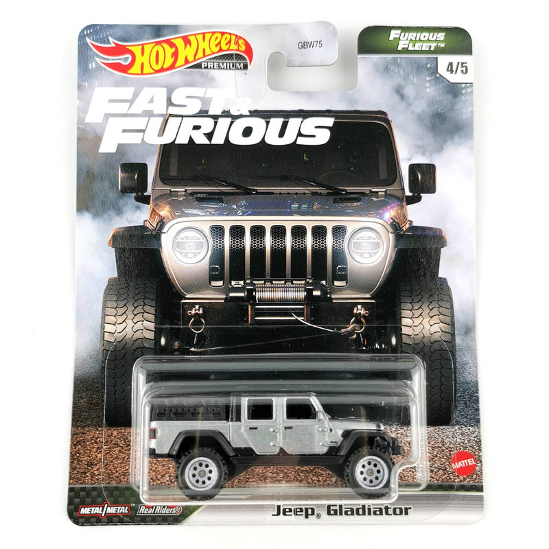 Hot Wheels JEEP GLADIATOR Fast & Furious Evolution Premium 1/64 Real Riders Metal Diecast Model Car GBW75-9C6N