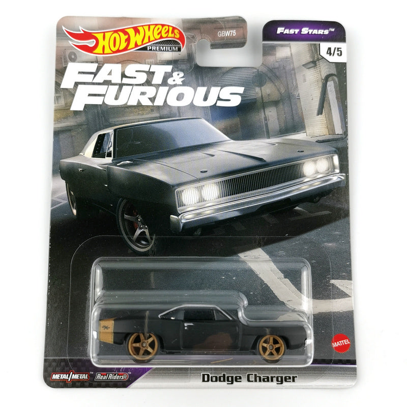 Hot Wheels Dodge Charger Fast & Furious Evolution Premium 1/64 Real Riders Metal Diecast Model Car GBW75-9C6L