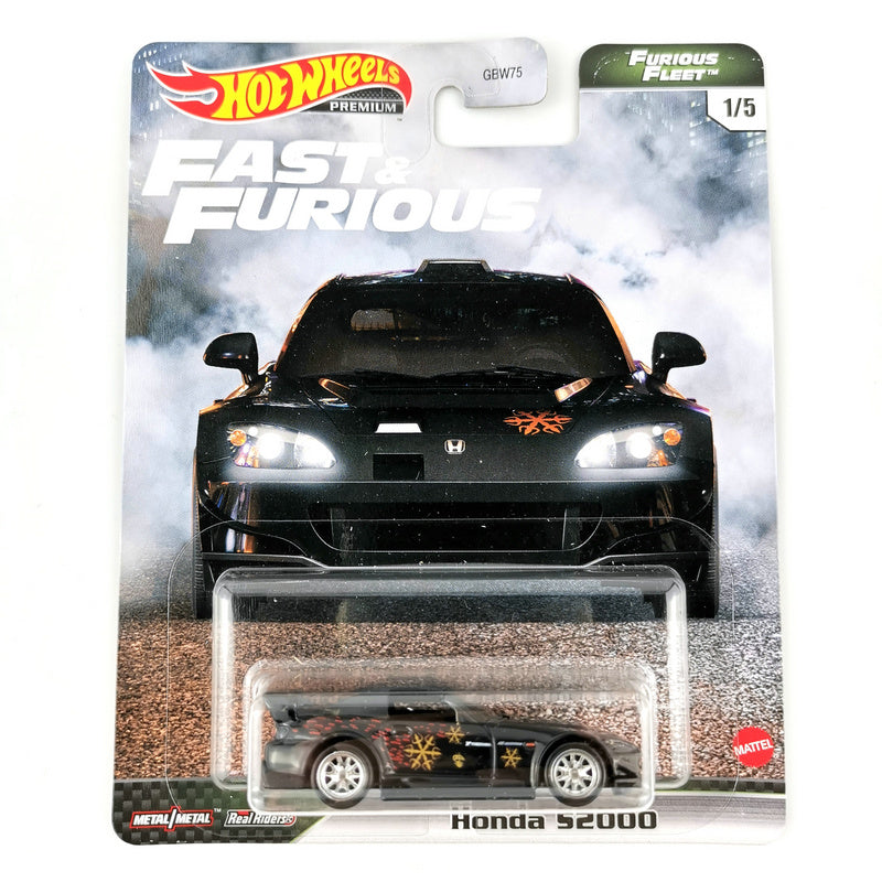Hot Wheels HONDA S2000 Fast & Furious Evolution Premium 1/64 Real Riders Metal Diecast Model Car GBW75-9C6
