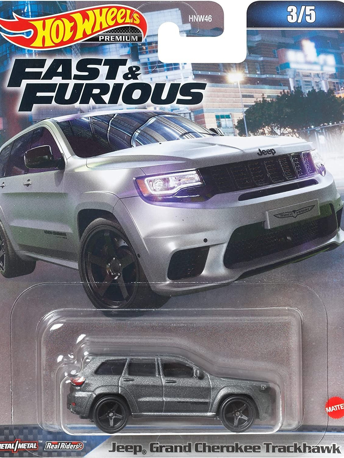Hot wheels 1:64 JEEP GRAND CHEROKEE TRACKHAWK HNW46-9C6A