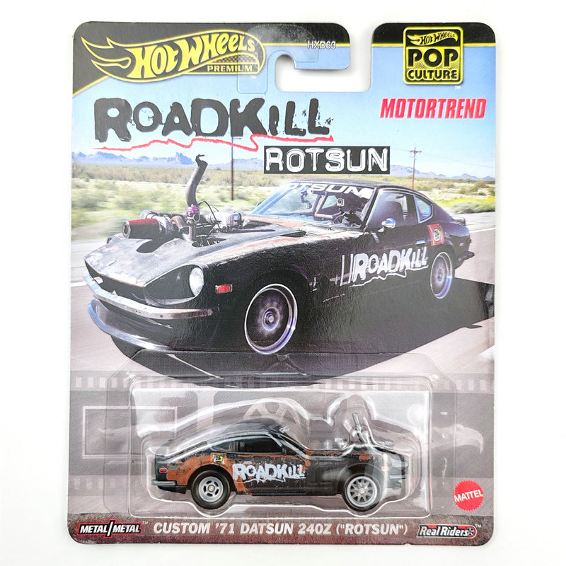 Hot wheels 1:64 Custom '71 Datsun 240Z (Rotsun) HXD63-9C6A-HKC37