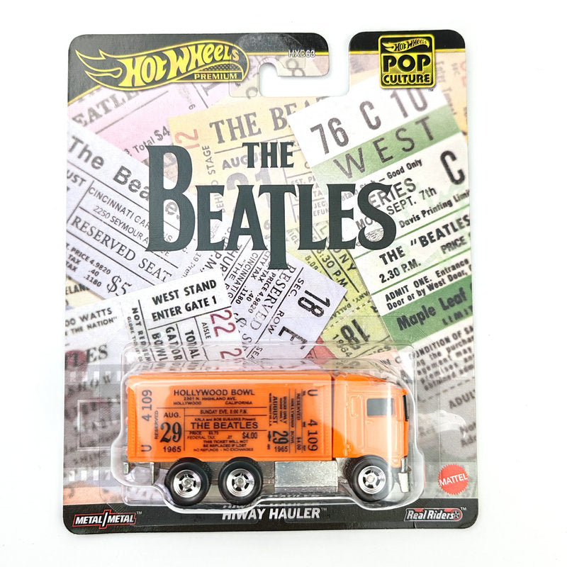 Camión de transporte de carretera Hot Wheels HXD63-9C6B-HVJ41 a escala 1:64