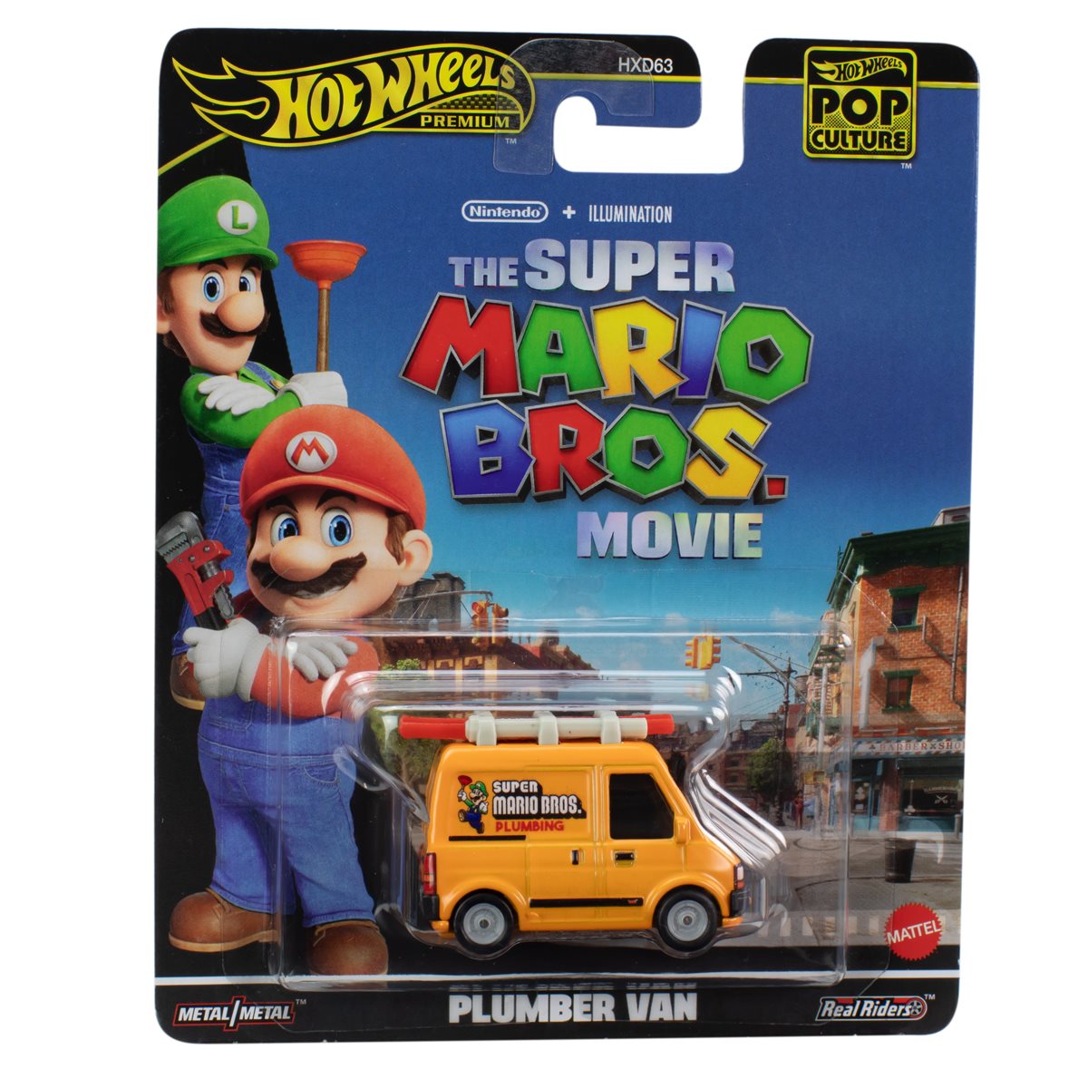 Hot wheels 1:64 Plumber Van HXD63-9C6D-HXF03