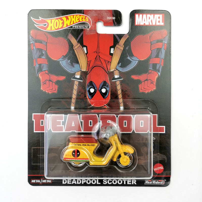 Hot wheels 1:64 DEADPOOL SCOOTER DMC55-9C7K-HCP20