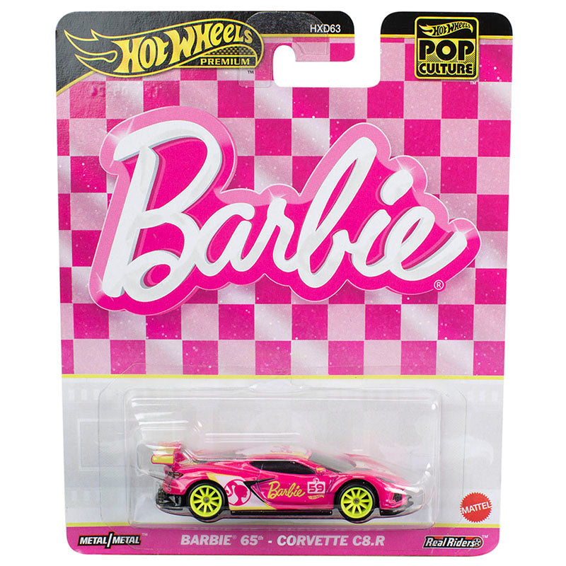 Hot wheels 1:64 Barbie 65th - Corvette C8.R HXD63-9C6E-HVJ51