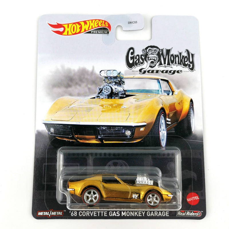 Hot wheels 1:64 68 CORVETTE GAS MONKEY GARAGE DMC55-9C7F-FLD15