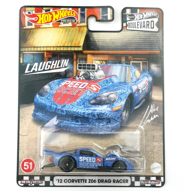 Hot Wheels 1:64 12 CORVETTE Z06 DRAG RACER GJT68-51-HCR12