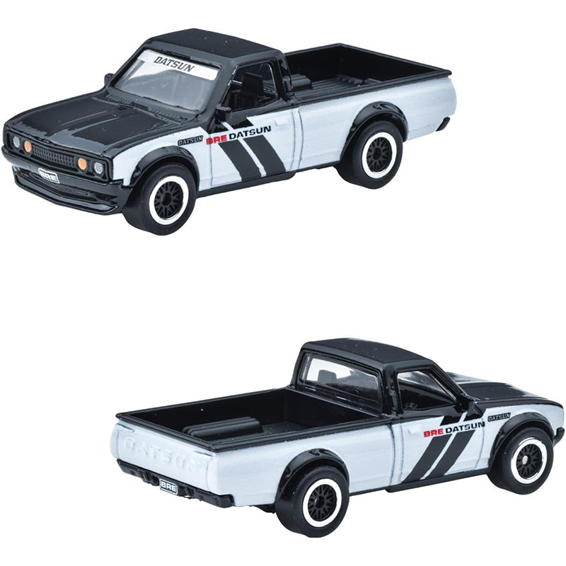 Hot wheels 1:64 BRE Datsun 620+BRE Datsun 510 Wagon+1991 BRE Nissan Sentra SE-R+BRE Sakura Sprinter GMH39-HRT52