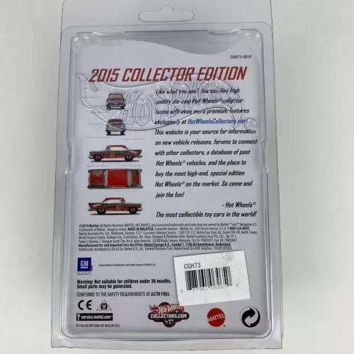 Hot wheels 1:64 57 Chevy Bel Air 2015-COLLECTOR EDITION-5-CGH73