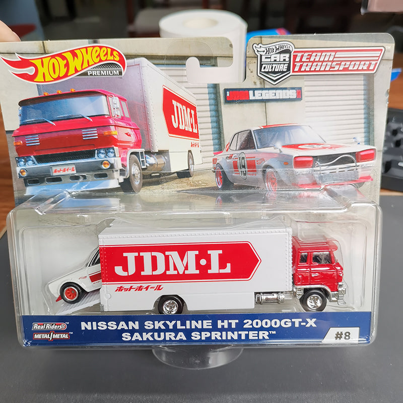 Hot wheels 1:64 NISSAN SKYLINE HT 2000 GT-X & SAKURA SPRINTER FLF56-8-FYT04