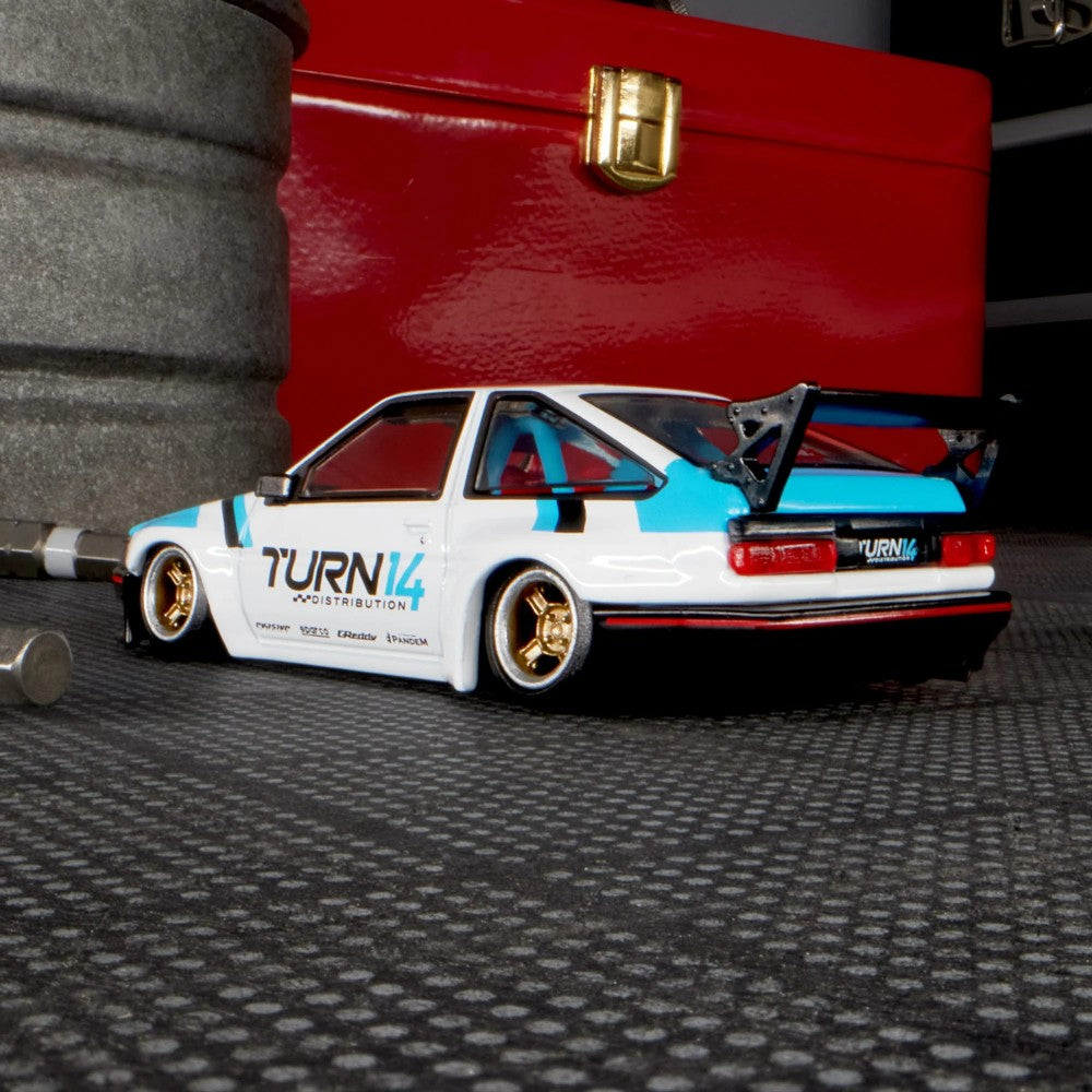 Hot wheels 1:64 Toyota Corolla Levin (AE86) Custom Elite 64-JCV06