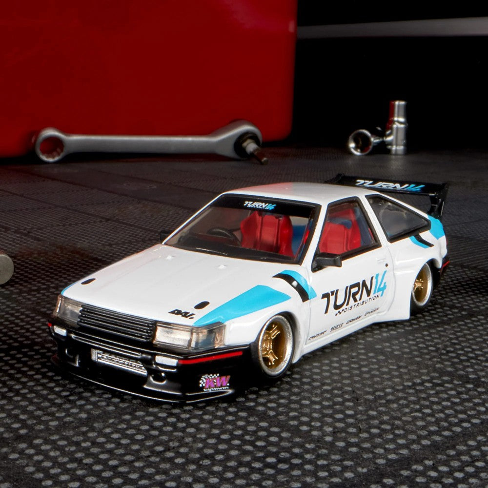 Hot wheels 1:64 Toyota Corolla Levin (AE86) Custom Elite 64-JCV06