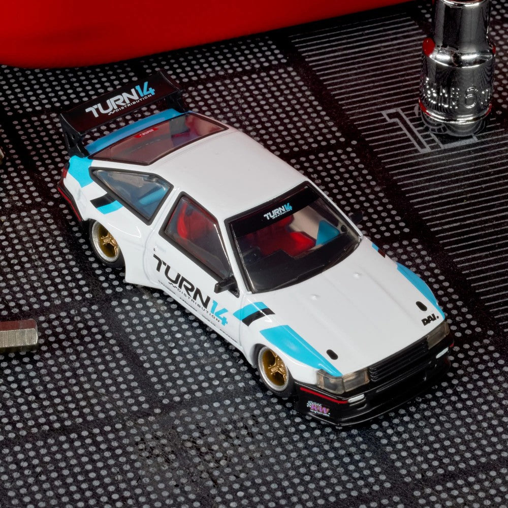 Hot wheels 1:64 Toyota Corolla Levin (AE86) Custom Elite 64-JCV06