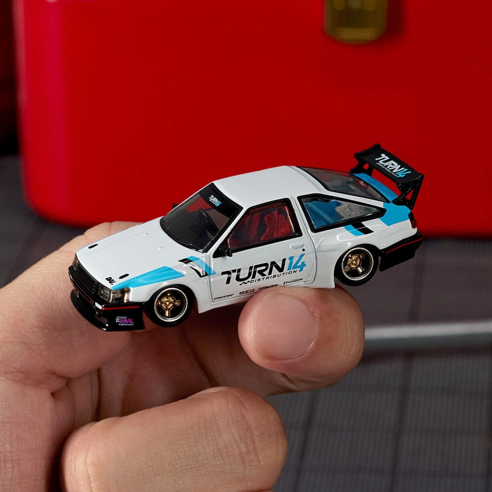 Hot wheels 1:64 Toyota Corolla Levin (AE86) Custom Elite 64-JCV06