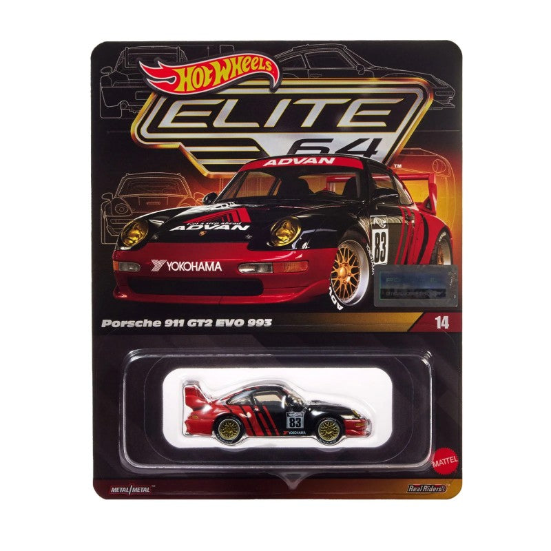 Hot wheels Porsche 911 GT2 EVO 993 Elite 64-HWR94