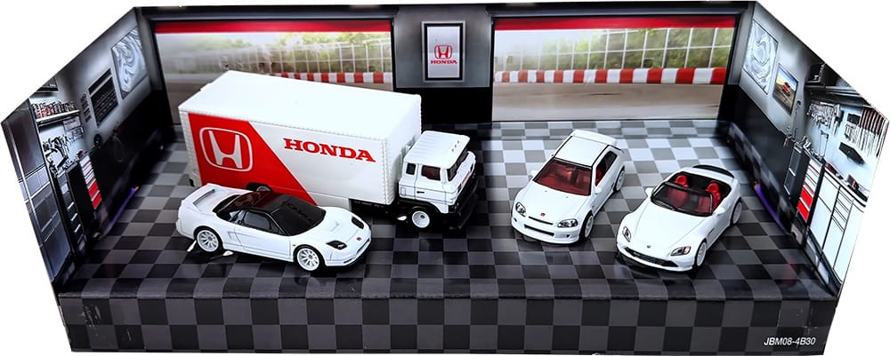 Hot wheels Sakura Sprinter+1999 Honda Civic TYPE R+2003 Honda NSX-R+2020 Honda S2000 20th Anniversary GMH39-JBM08