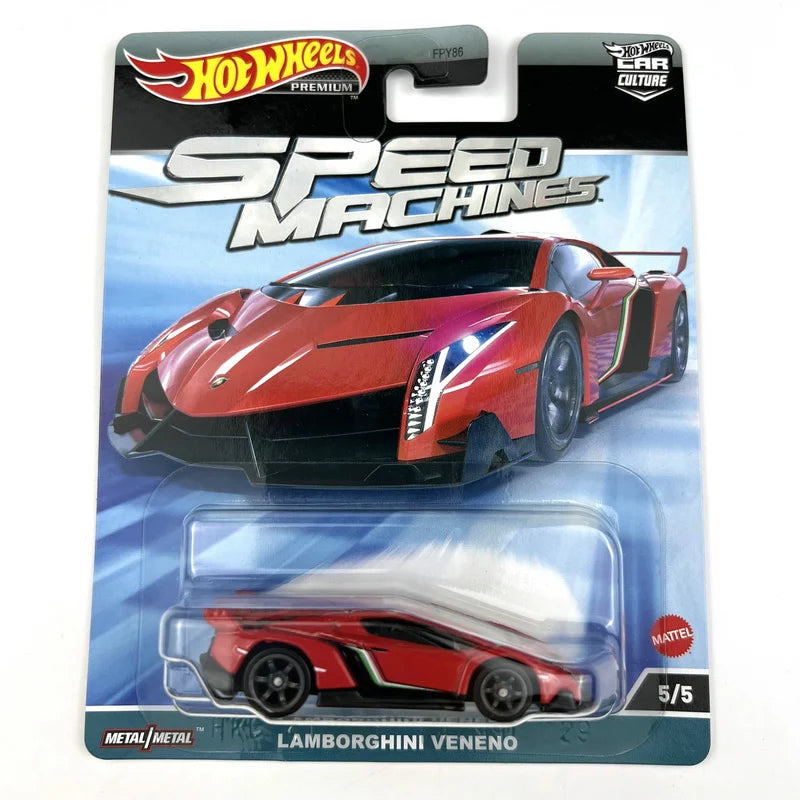 Hot Wheels Lamborghini Veneno Edición Coleccionista 1/64 Real Riders Modelo de coche de metal fundido a presión FPY86-9C9A