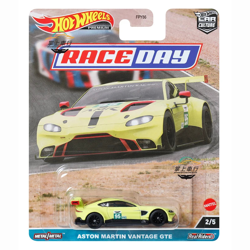 Hot Wheels ASTON MARTIN VANTAGE GTE Collector Edition 1/64 Real Riders Metal Diecast Model Car FPY86-9C9D