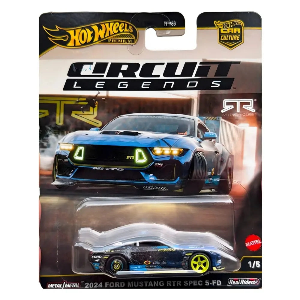 Hot Wheels Circuit Legends FPY86 9C1K Ferrari 499P/Ford Mustang/Porsche917/Porsche 911 1/64 Collection Die-cast Model Cars