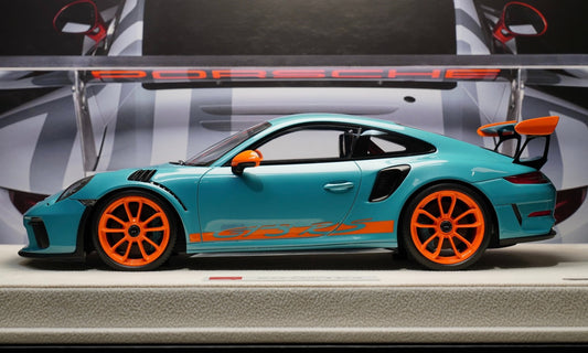 Porsche 911 991.2GT3RS, modelo premium de resina, escala 1:18. Limitado a 30 unidades en todo el mundo. 