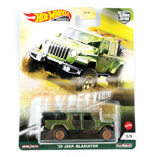Hot Wheels 20 Jeep Gladiator Evolution Edición Coleccionista 1/64 Real Riders Modelo de coche de metal fundido a presión FPY86-9C7F 