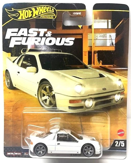 Hot Wheels FORD RS200 Fast & Furious Evolution Premium 1/64 Real Riders Metal Diecast Model Car HNW46-9C6E