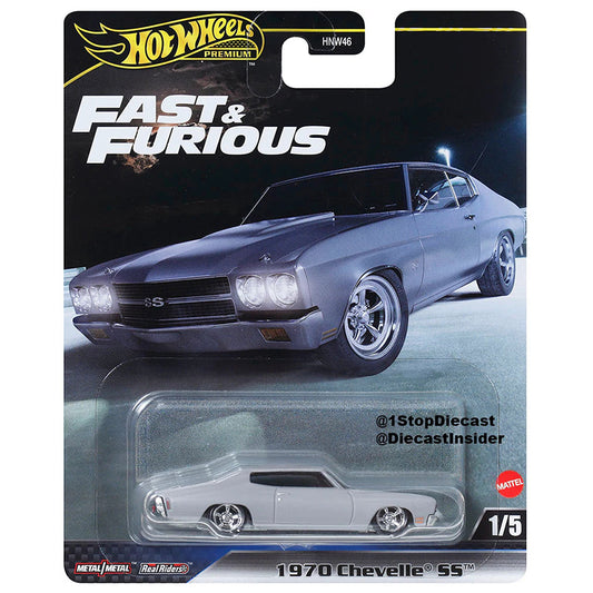 Hot Wheels 1972 Ford Gran Torino Sport Fast & Furious Evolution Premium 1/64 Real Riders Metal Diecast Model Car HNW46-9C6J