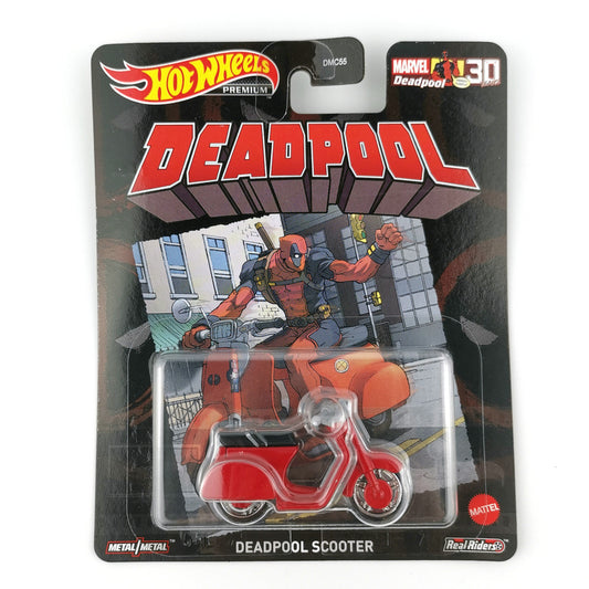 Patinete Deadpool Hot Wheels 1:64 DMC55-9C7F-GRL78 