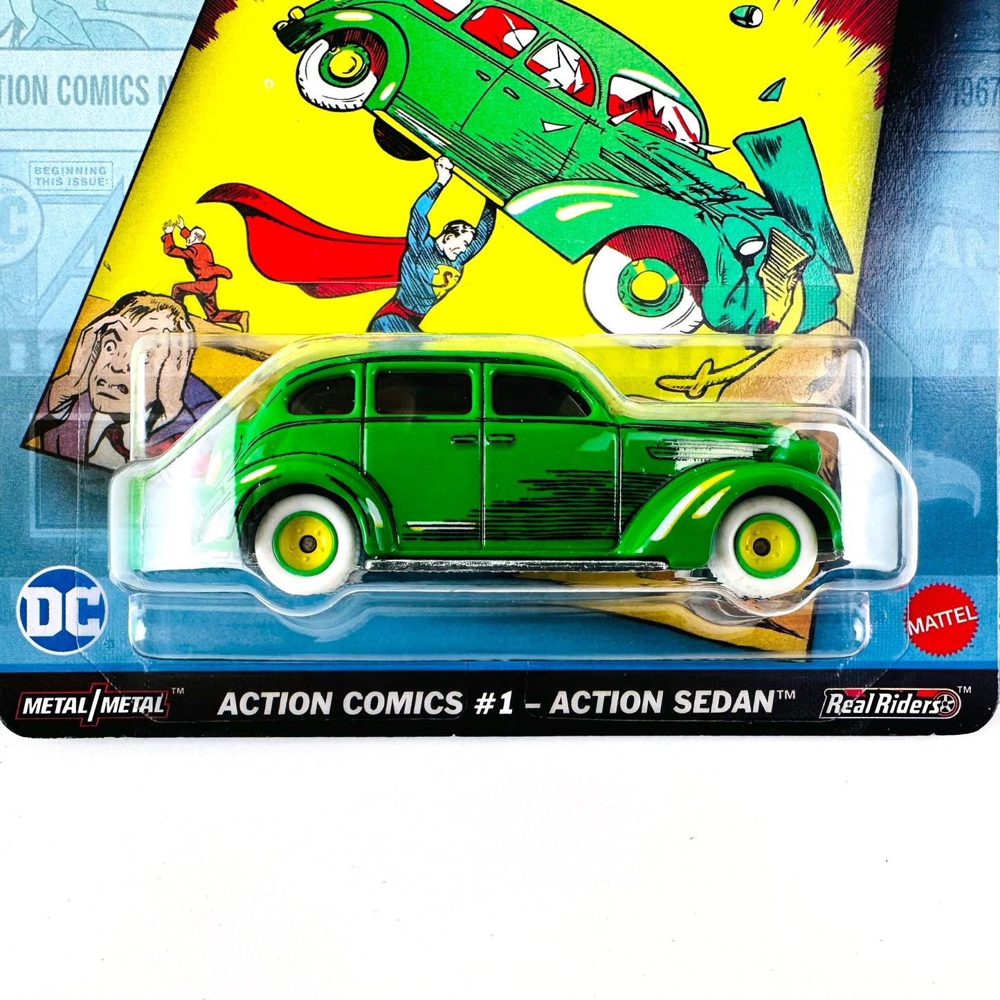 Hot wheels 1:64 ACTION COMICS #1 ACTION SEDAN HXD63-9C6F-HVJ50