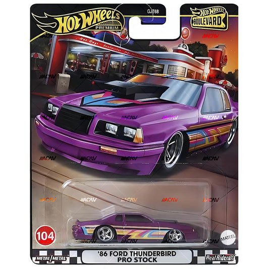 Ford Thunderbird Pro Stock 86, escala 1:64, GJT68-104-HRT72 
