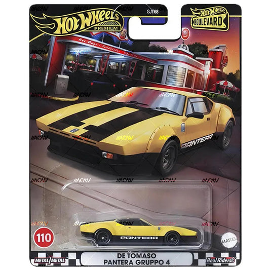 Hot wheels 1:64 DE TOMASO PANTERA GRUPO 4 GJT68-110-HRT75 