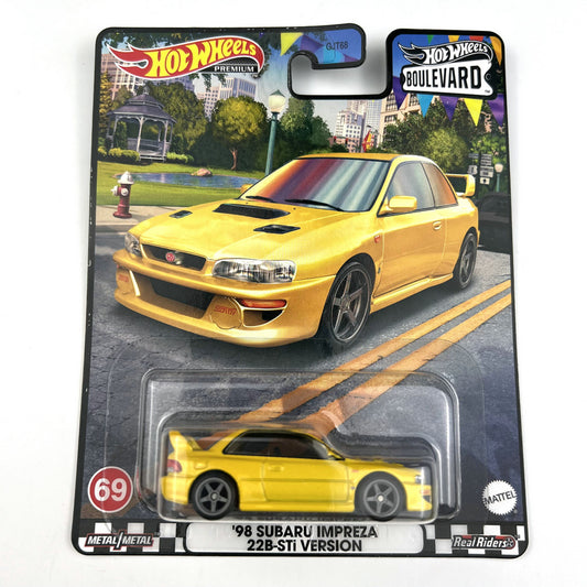 Hot wheels 1:64 98 SUBARU IMPREZA 22B-STI VERSION GJT68-69-HKF16