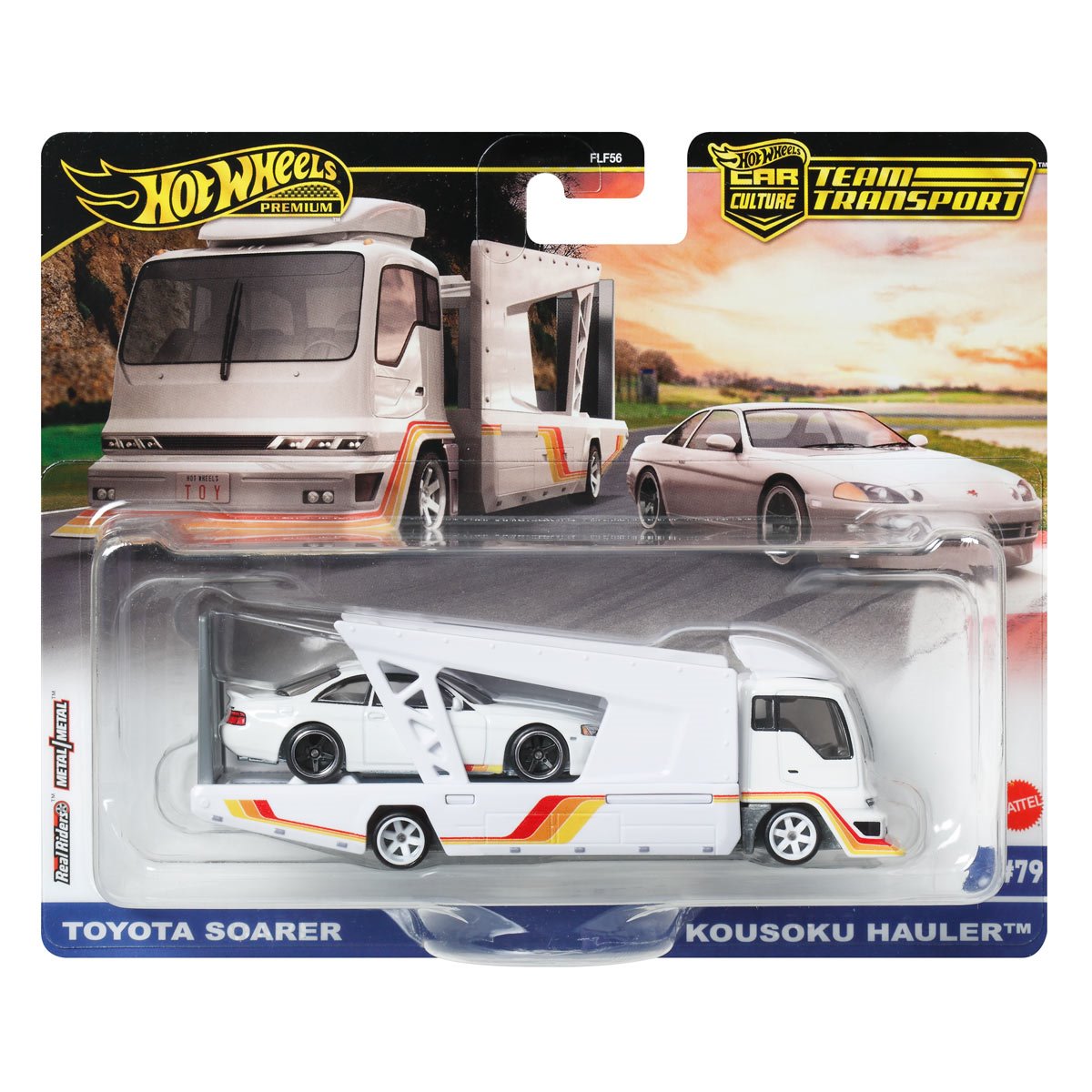 Hot wheels 1:64 Toyota Soarer & Kousoku Hauler FLF56-79-JBM32