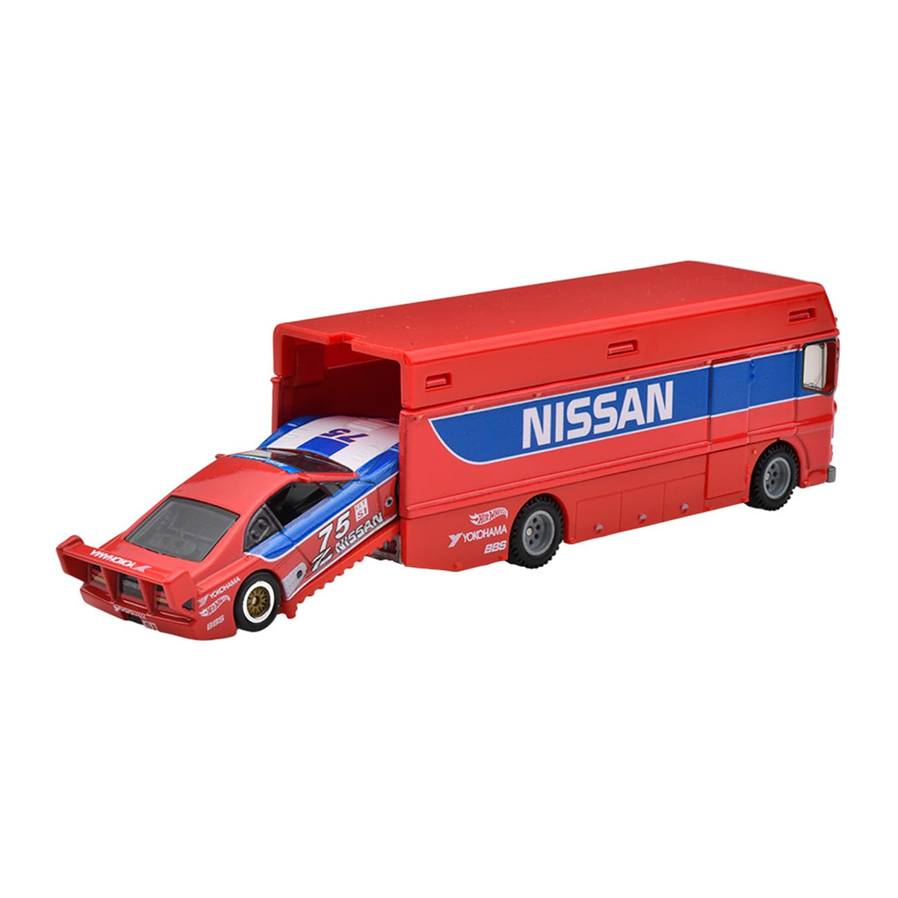 Hot wheels 1:64 Euro Hauler & '94 Nissan 300ZX GTS FLF56-73-HRV44
