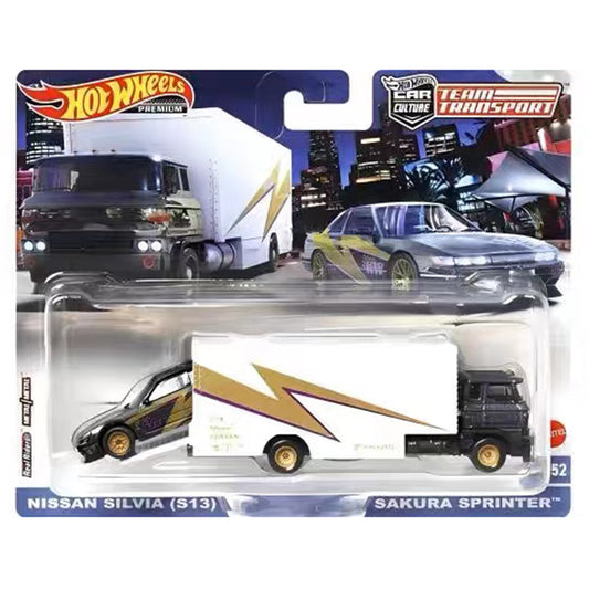 Hot wheels 1:64 NISSAN SILVIA S13 & SAKURA SPRINTER FLF56-52-HKF41