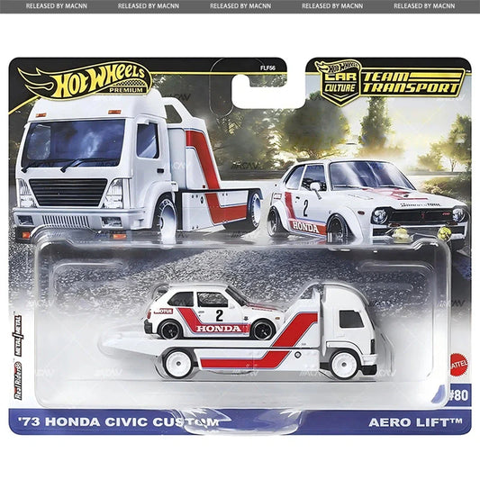 Hot wheels 1:64 73 Honda Civic Custom & Aero Lift FLF56-80-JBM36