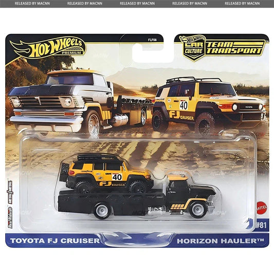Hot wheels 1:64 Toyota FJ Cruiser & Horizon Hauler FLF56-81-JBM33