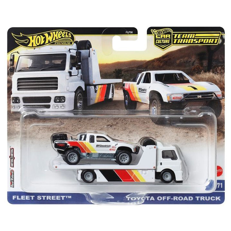 Hot wheels 1:64 Fleet Street & Toyota Off-Road Truck FLF56-71-HRV39