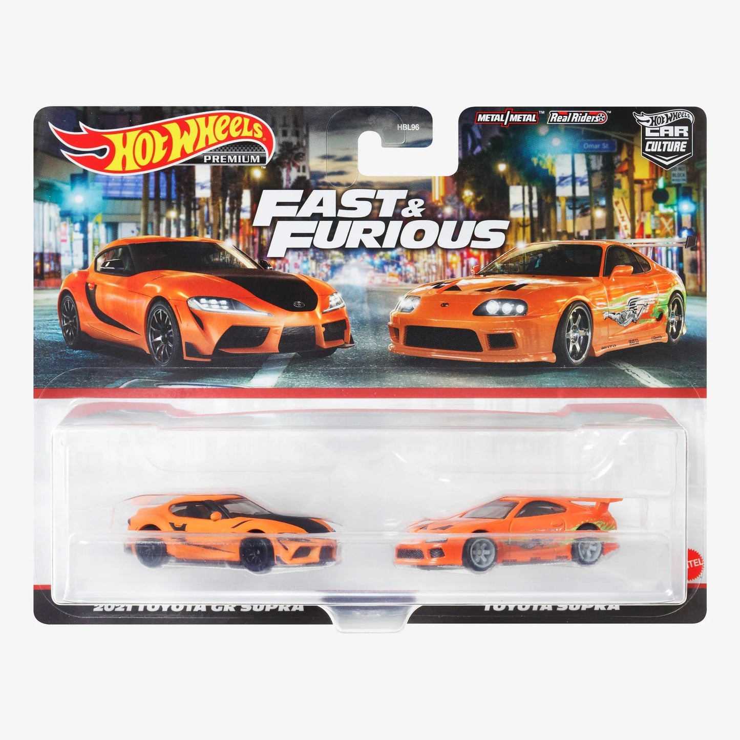 Hot wheels 1:64 21 Toyota GR Supra & Toyota Supra HBL96-HKF54